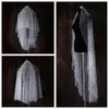 knee length wedding veils