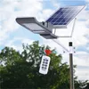 Solar LED Street Light Solar Powered Flood Lights 30W 30LEDS Beveiligingsverlichting met paal en afstandsbediening