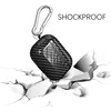 Anti-Knock Carbon Fiber Full Protective Case Headphone Accessories For Apple Airpods Pro 1st 2nd Generation 3 with Hook