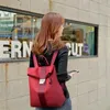 Transer mochila feminina de couro pu vintage, bolsa de estudante coreana da moda 2019 para meninas adolescentes mochila de viagem casual #210m