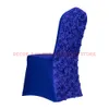 Housses de chaise universelles pour mariage, 20 pièces, extensibles, Rosette 3D, en Spandex, rouge, blanc, or, pour fête, Banquet, Whole8323548