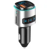 BC41 chargeur de voiture lecteur MP3 universel Bluetooth mains libres affichage de tension chargeur USB transmetteur FM adaptateur Radio accessoires électroniques