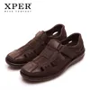 Maat 40 ~ 45 Merk Xper Mannen Sandalen Schoenen Fret Work Ademend Visser Schoenen Stijl Retro Gladiator # 701/702