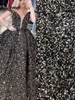 Afrikansk Glitter Lace Prom Klänning Saudiarabien Dubai Kaftan Beaded Beautiful Elegant Party Marockanska Långa muslimska Formella kvällsklänningar