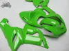 Free Custom Chinese fairing kits for Kawasaki Ninja ZX6R 2005 2006 ZX636 636 ZX-6R 05 06 bright green motorcycle fairings parts