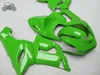 Gratis Custom Chinese Fairing-kits voor Kawasaki Ninja ZX6R 2005 2006 ZX636 636 ZX-6R 05 06 Heldergroene Motorfiets Verklei Delen