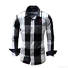 Red And Blue Plaid Shirt Men Shirts 2018 New Summer Fashion Chemise Homme Mens Checkered Shirts Short Sleeve Shirt Men Blouse