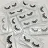 Nya återanvändbara 3D -minkögonfransar Hot Style False Eyelashes Natural Curly Mink Lashes Eyelash Extension Makeup Eye Lashes