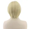 Shuewen Short Blonde Bobo合成ウィッグシミュレーション人間の髪の毛ウィッグPerruques de Cheveux Hampains Strairy Pelucas SW-Wig-15