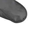 Siyah Göz Maskesi Polyester Sünger Gölge Kapak Körü Körü Kez Maske Uyku Seyahat Yumuşak Polyester Maskeleri 4 Katmanlı Ücretsiz DHL