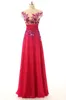 Under 50 Elegant Floor Length Formal Evening Dresses Chiffon long Party Dresses with Appliques and Crystals Prom Dresses 8574264