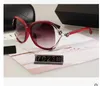 Lunettes de soleil en gros-Fashion Brand Designer Channel lunettes de soleil monture de cadre surdimensionné pour femmes 858 femmes lunettes de soleil avec paquet
