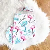 Europa bebê infantil bolsa de sono crianças flamingo desenhos animados sacos de dormir de algodão pijama boates com headband 15043