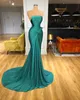 Eleganckie suknie wieczorowe Sexy Bez Ramiączek Koronki Satynowe Prom Suknie 2021 Custom Made Lace-Up Back Sweep Pociąg Specjalna okazja Dress