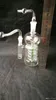 Ny Plug Gourd Disk Wire Hookah, Partihandel Glas Bongs, Oljebrännare Glas Vattenrör, Rökrör Tillbehör