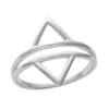 Mossovy Vintage Bohemian 7pc trójkąt strzałka Knuckle Pierścień Boho srebrne pierścienie mody biżuterii