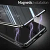 Magnetische adsorptie getemperde glaskisten voor Samsung Galaxy S20 Ultra S21 S10 plus S22 S23 Note20