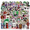 50 pièces/ensemble film mixte le Joker dessin animé autocollants voiture moto voyage bagages téléphone guitare réfrigérateur ordinateur portable PVC étanche jouet autocollant