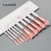 10 Stücke Make-Up Pinsel Marmor Griff Concealer Pulver lidschatten Foundation Augenbrauen Professionelle Make-Up Pinsel Set Schönheit Werkzeuge