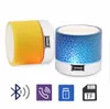 Spedizione gratuita A9 Altoparlante Bluetooth Mini altoparlante wireless Crepa LED TF USB Subwoofer Altoparlanti bluetooth mp3 stereo o lettore musicale9335998