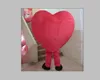Venda direta da fábrica 2020 fantasia de mascote cabeça grande coração vermelho para adulto usar para venda