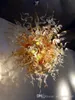 현대 손 유리 샹들리에 주문을 받아서 유리 펜던트 램프 불어 유리 샹들리에 빛 데일 치 훌리 (Dale Chihuly) 스타일 컬러 풍선