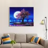 Diy Oil Painting Paint By Numbers For Adults Romantic Moon Tree Canvas Boards For Painting Picture Drawing Coloring By Numbers1383518