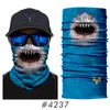 Lindos hombres de bufanda de cara de animal Skiing Neck Warmer 3d Wolf Dog Orangutan Sports Masking Fishing Ciclismo Skiing Bandanas Neck Gaiter Balacl8893922