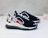 الاطفال الرضع Nike Air Max 720 72c الاحذية وسادة أسود أنثراسايت الذئب الرمادي أولاد بنات أطفال الركض أحذية متعددة الألوان المدربين البحر غابة بلو