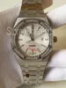 Top Fashion Automatic Mechanical Self Winding Watch Men Gold Silver Dial 41mm Rhinestone Bezel Sapphire Glass Wristwatch Classic Full Stainless Steel Clock 6131