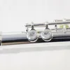 Vendita calda Jupiter Modello JFL700A Studente Flauto 16 tasti Foro chiuso C Tune Strumento musicale placcato argento con custodia