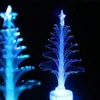 Creatieve Kleurrijke Gloeiende Glasvezel Kerstboom Kleur Ornament LED Kerstverlichting Mini Kerstboom2595751