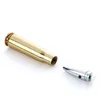 Lighter with Red Laser Refillable Flame Metal Butane Gas Cigarette Lighters Gold for Men Smoker