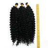 브레이딩 헤어 연장 물파 브레이드 금발 묶음 Tress Afro Synthetic Kinky Crochet Hair Bulk7475921