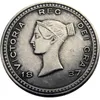 Grã-Bretanha Victoria prata padrão coroa 1837 cópia moeda acessórios de decoração para casa