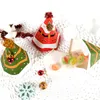 5pc Decorações de Natal para casa Feliz Natal Bolsas de presente Caixa de doces criativo Caixa de papel criativo Caixa de papel Supplies Navidad 2019, q