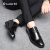 Large Size Brogue Shoes Men's Business Dress Shoes Zapatos De Vestir Hombre Breathable Comfortable Formal Office Leather