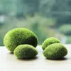 Simulatie Moss Stone Garden DIY Micro Landschap DecoratiesGroen Moss Ball is goed om je kunstmatige plant of bloemstuk te bedekken.