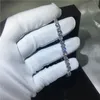 Choucong handgjord vitguld fylld förläng armband 5a zircon cz silver färger bröllop armband för kvinnor mode jewerly