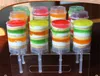 Recipientes de bolo push pop mais recentes Baking Addict bareware Push-Up transparente Cake Pop Shooter (Push Pops) Recipientes de plástico dc630