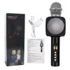 WS1816 Wireless Bluetooth KTV Karaoke Microphone Speaker USB LED Light Woodwind Instruments Accessories +Exquisite retail box