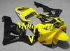 Injection mold Fairing kit for HONDA CBR900RR 929 00 01 CBR 900RR 2000 2001 ABS Yellow black Fairings set+gifts HD08