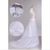 White Underskirt Wedding Skirt Petticoats Slip Wedding Accessories Chemise 2 Hoops For A Line Tail Dress Petticoat Crinoline