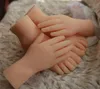 1PAIR TPE Female Hand Mannequin Pół tułowiu Dziecko Ciało Ciało Rekwizy biżuterii