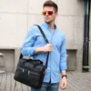 WESTAL BAG Herrarna äkta läder portfölj manlig man bärbar dator naturläder för män messenger väskor mäns portföljer 2020