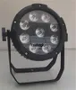 10ピースIP65 PowerCON充電式9X18W LED RGBWAP 6IN1電池無線屋外RGBWA UV LED PAR缶DMXステージライト