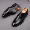 Мужские британские дизайнер Spring Lace Up Flats обувь Loafer мужское платье Homecoming Свадебные туфли Sapato Social Masculin C A Pring Flt Shoe Dre Hoe Mulin