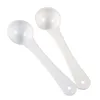 1G Professional Plastic 1 Gram Scoops Spoons For Food Milk Washing Powder Medcine White Measuring Spoons LX6488