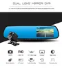 Full HD 1080P Car Car Camcorder Auto 4.3 polegadas Retrovisor Espelho Digital Video Recorder Night Vision Dual Lente Registratória Filmadoras