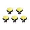 5PCS 노란색 LED 라이트 60mm 아케이드 비디오 게임 플레이어 푸시 버튼 스위치